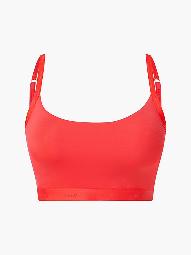 Orange Odyssey Plus Size String Bralette - Form To Body undefined women Calvin Klein