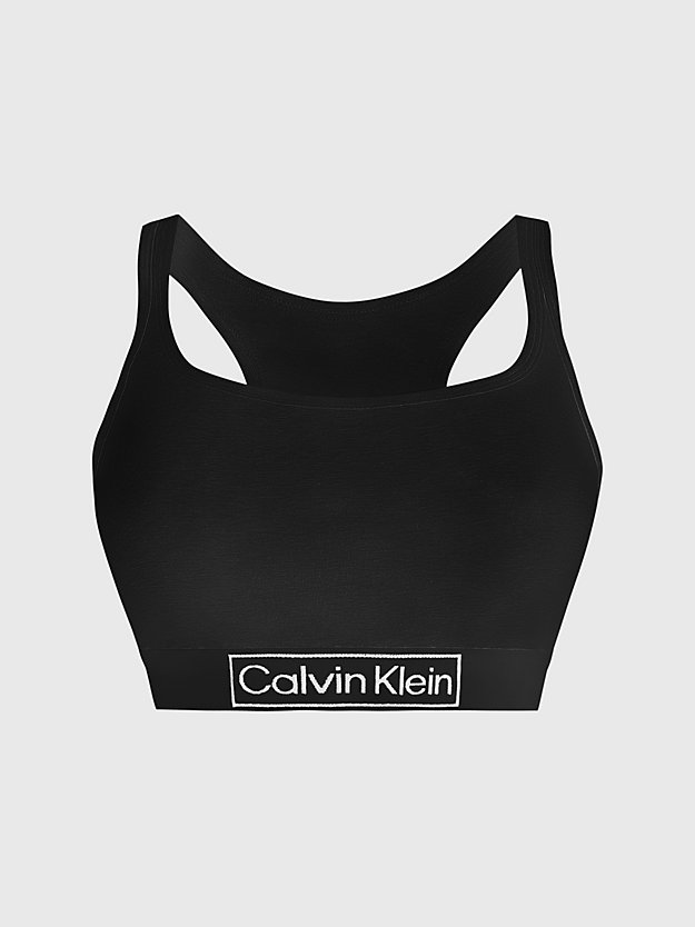 BLACK Plus Size Bralette - Reimagined Heritage for women CALVIN KLEIN