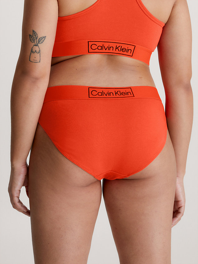 slip bikini plus size - reimagined heritage red da donna calvin klein