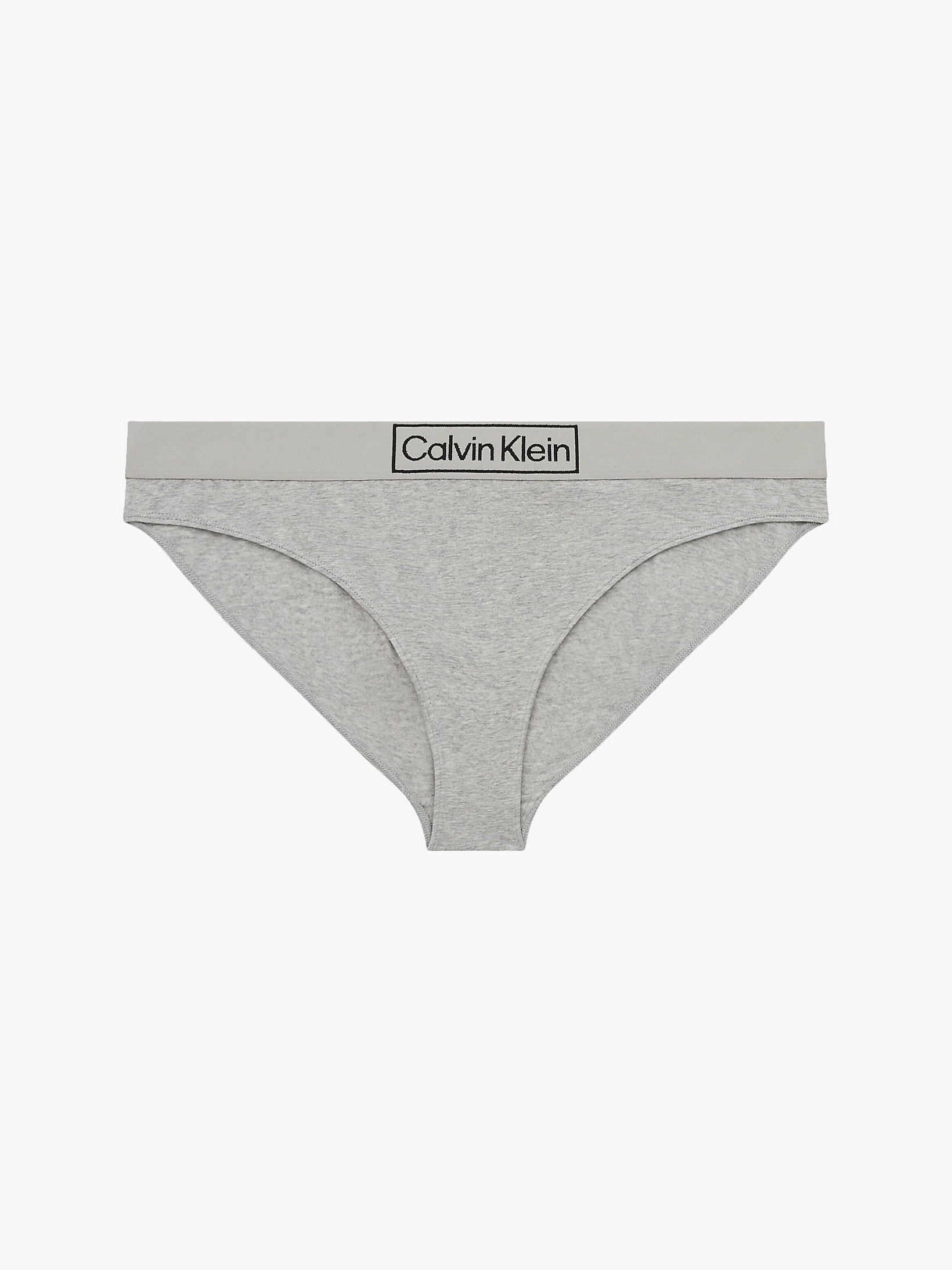 Grey Heather Plus Size Bikini Brief - Reimagined Heritage undefined women Calvin Klein