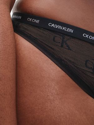 BLACK Plus Size Brazilian Brief - CK One for women CALVIN KLEIN