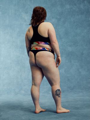 BLACK String grande taille en coton bio - Pride for femmes CALVIN KLEIN