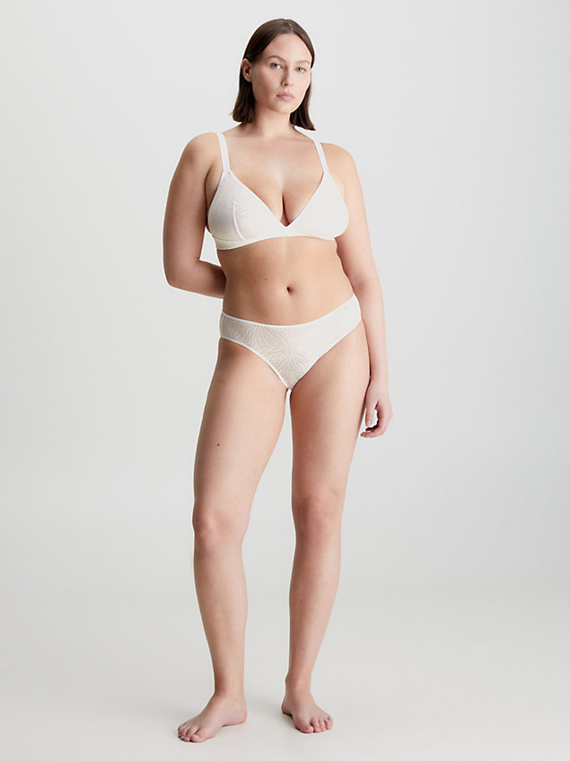 white bikini briefs - sheer marquisette for women calvin klein