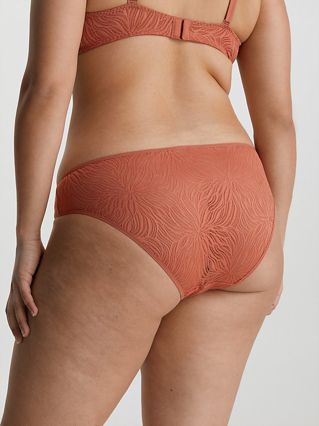 copper bikini briefs - sheer marquisette for women calvin klein