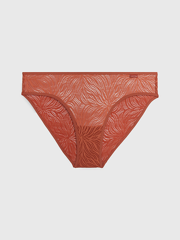 copper bikini briefs - sheer marquisette for women calvin klein