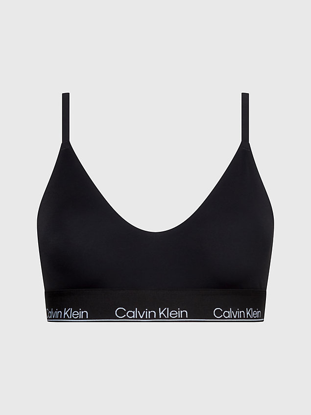 soutien-gorge triangle - modern performance black pour femmes calvin klein