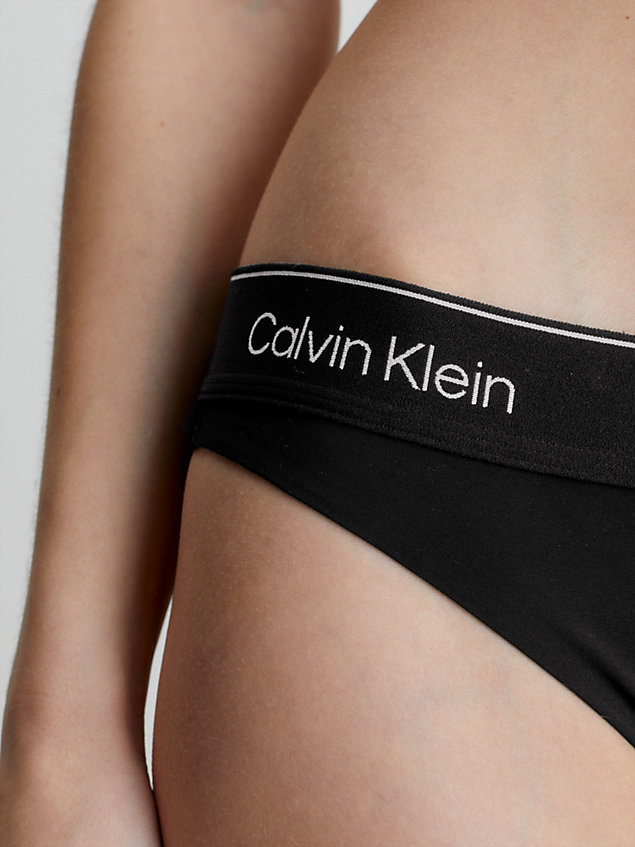 black bikini briefs - modern performance for women calvin klein