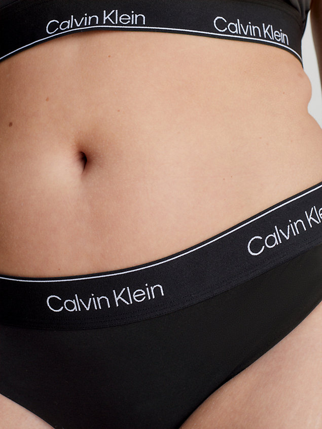 black bikini briefs - modern performance for women calvin klein