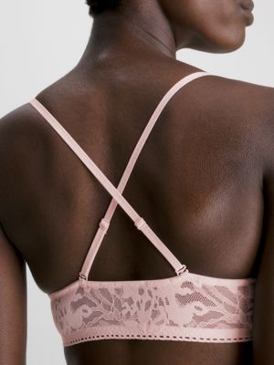 Women's Pink Bralette Lace