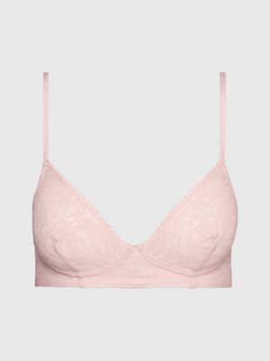 Buy Boohoo Strappy Soft Touch Bralette In Pink