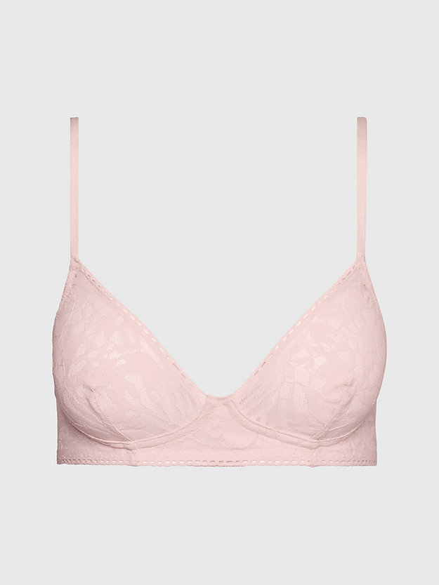 corpiño - ultra soft lace pink de mujer calvin klein