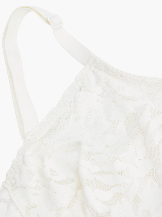 IVORY Plus Size Bralette - Ultra Soft Lace for women CALVIN KLEIN