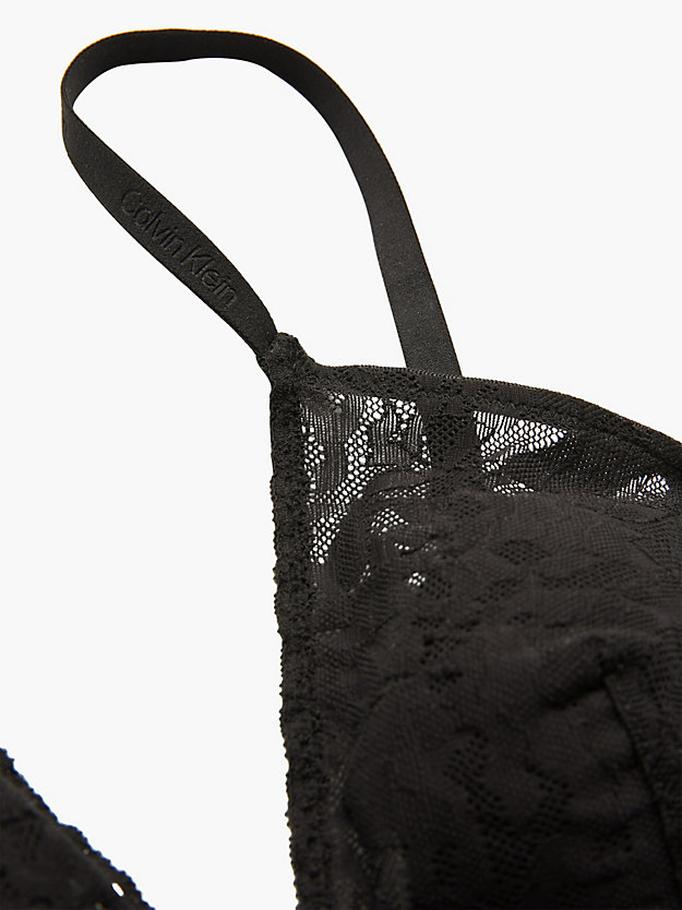BLACK Biustonosz plunge - Ultra Soft Lace dla Kobiety CALVIN KLEIN