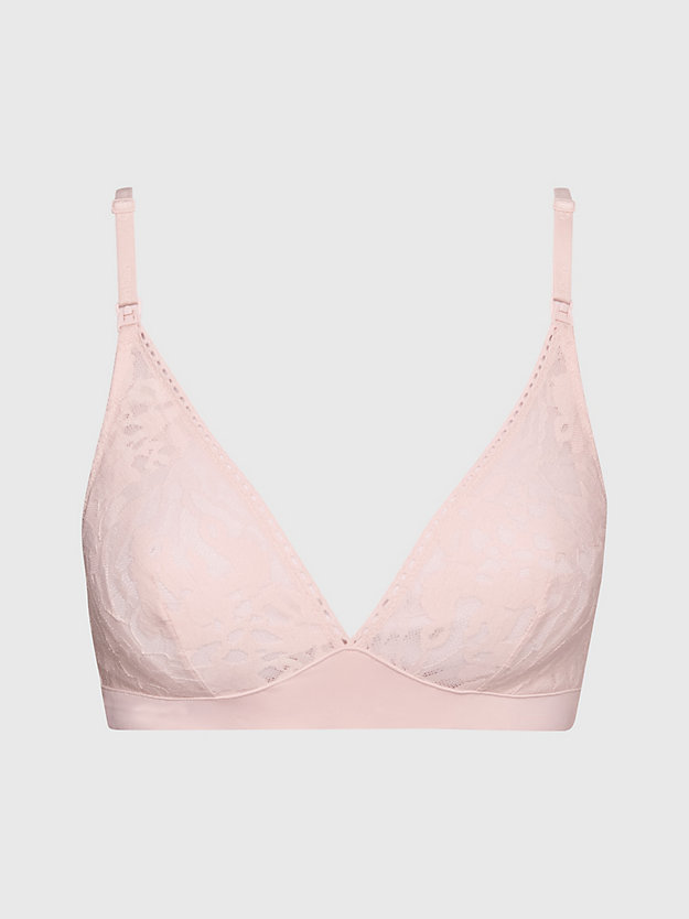 pink maternity bralette - ultra soft lace for women calvin klein
