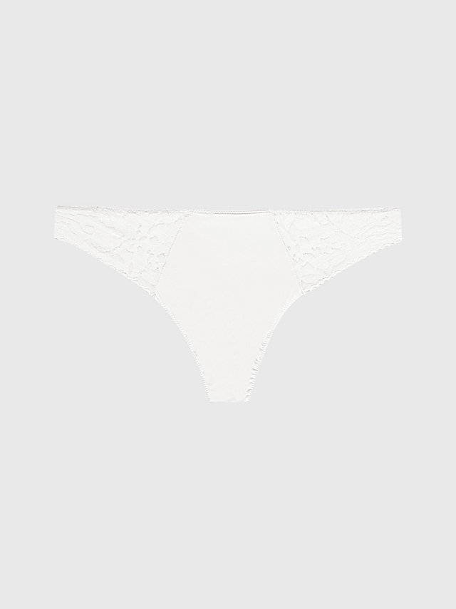 Ivory Thong - Ultra Soft Lace undefined women Calvin Klein