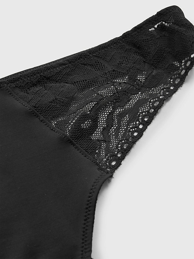 BLACK Stringi - Ultra Soft Lace dla Kobiety CALVIN KLEIN