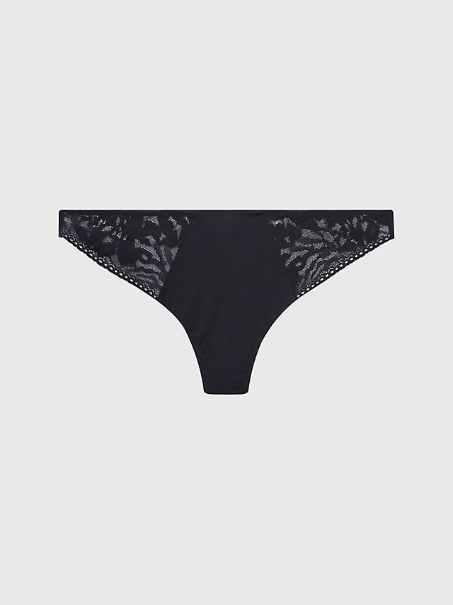 Black Thong - Ultra Soft Lace undefined women Calvin Klein