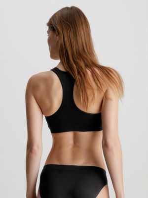 Calvin Klein Modern Seamless Racerback Bralette - Brown, £14.00