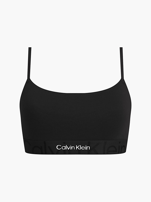 Black Bralette - Embossed Icon undefined women Calvin Klein