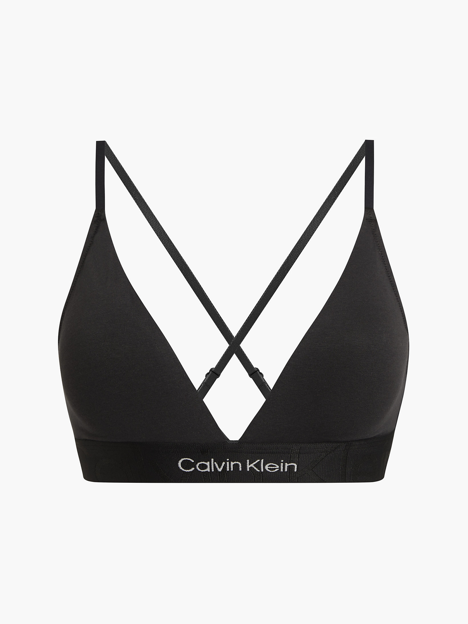 Black > Бюстгальтер-треугольник - Embossed Icon > undefined Женщины - Calvin Klein