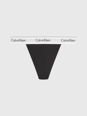  Calvin Klein Women`s Thongs 3 Pack (Black(QP2141-906