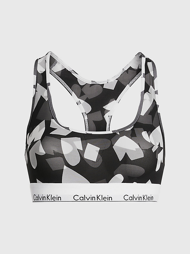 Remembered Hearts Print_black Bralette - Modern Cotton undefined women Calvin Klein
