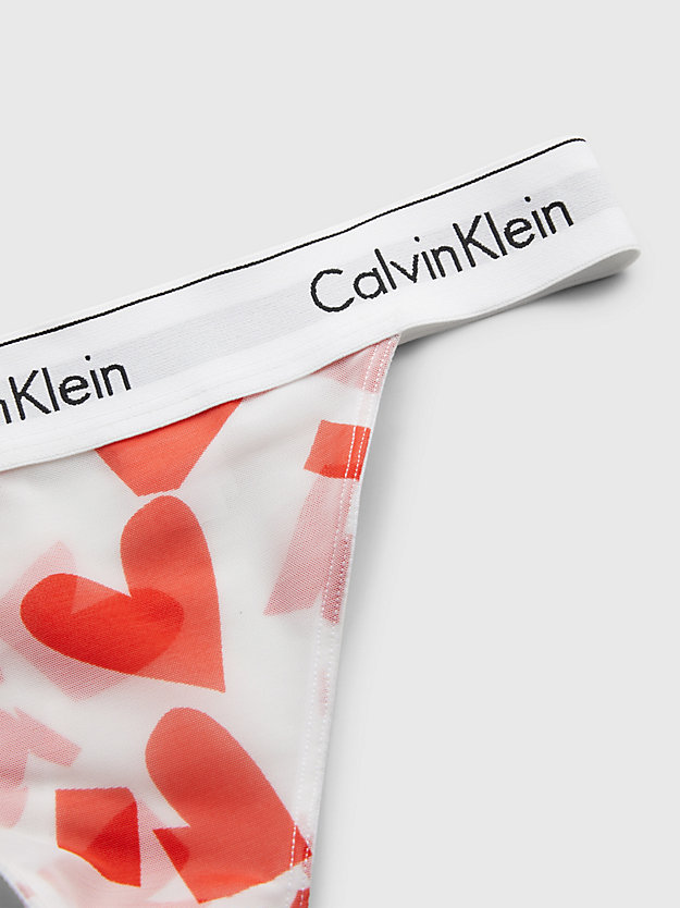 REMEMBERED HEARTS PT_ORANGE ODYSSEY String Thong - Modern V-Day for women CALVIN KLEIN