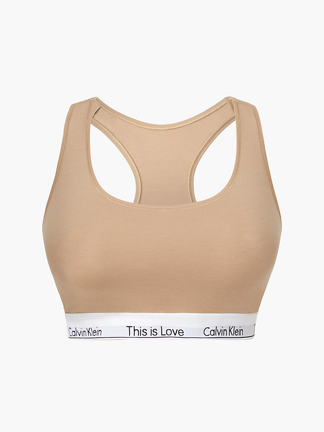 Travertine Plus Size Bralette - Pride undefined women Calvin Klein