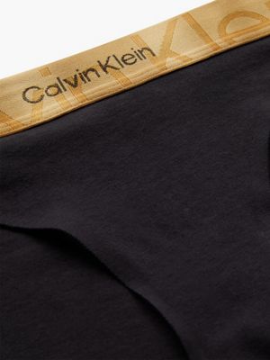 BLACK W. OLD GOLD WSB Culotte - Embossed Icon for femmes CALVIN KLEIN