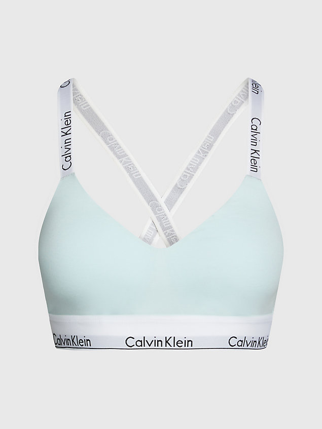 corpiño - modern cotton blue de mujeres calvin klein
