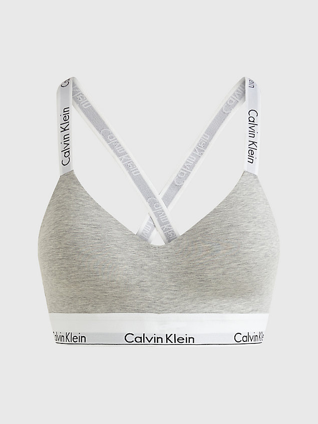 grey bralette - modern cotton for women calvin klein