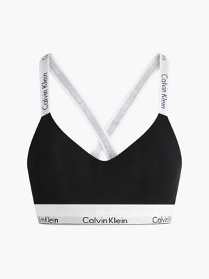 Calvin Klein Women's Modern Cotton-Bralette Sports Bra - Black, S  8718571607253 