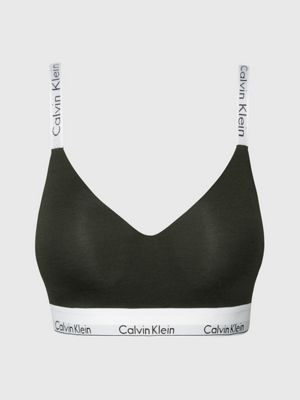 Calvin Klein Jeans MODERN COTTON BRALETTE LIFT Grey - Free delivery