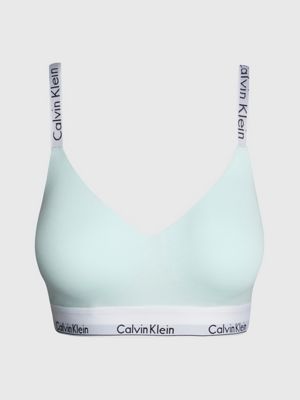 Calvin Klein Bralette MODERN COTTON in mint/ white