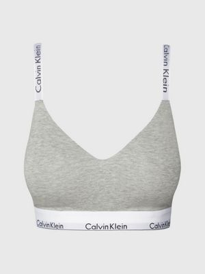 Calvin Klein Modern Cotton Nursing Bra in grey - ShopStyle