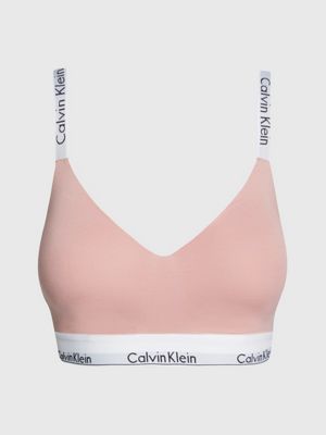 Calvin Klein Women`s Triangle Cup Bralette (B(QP1342-412)/W, Small) at   Women's Clothing store