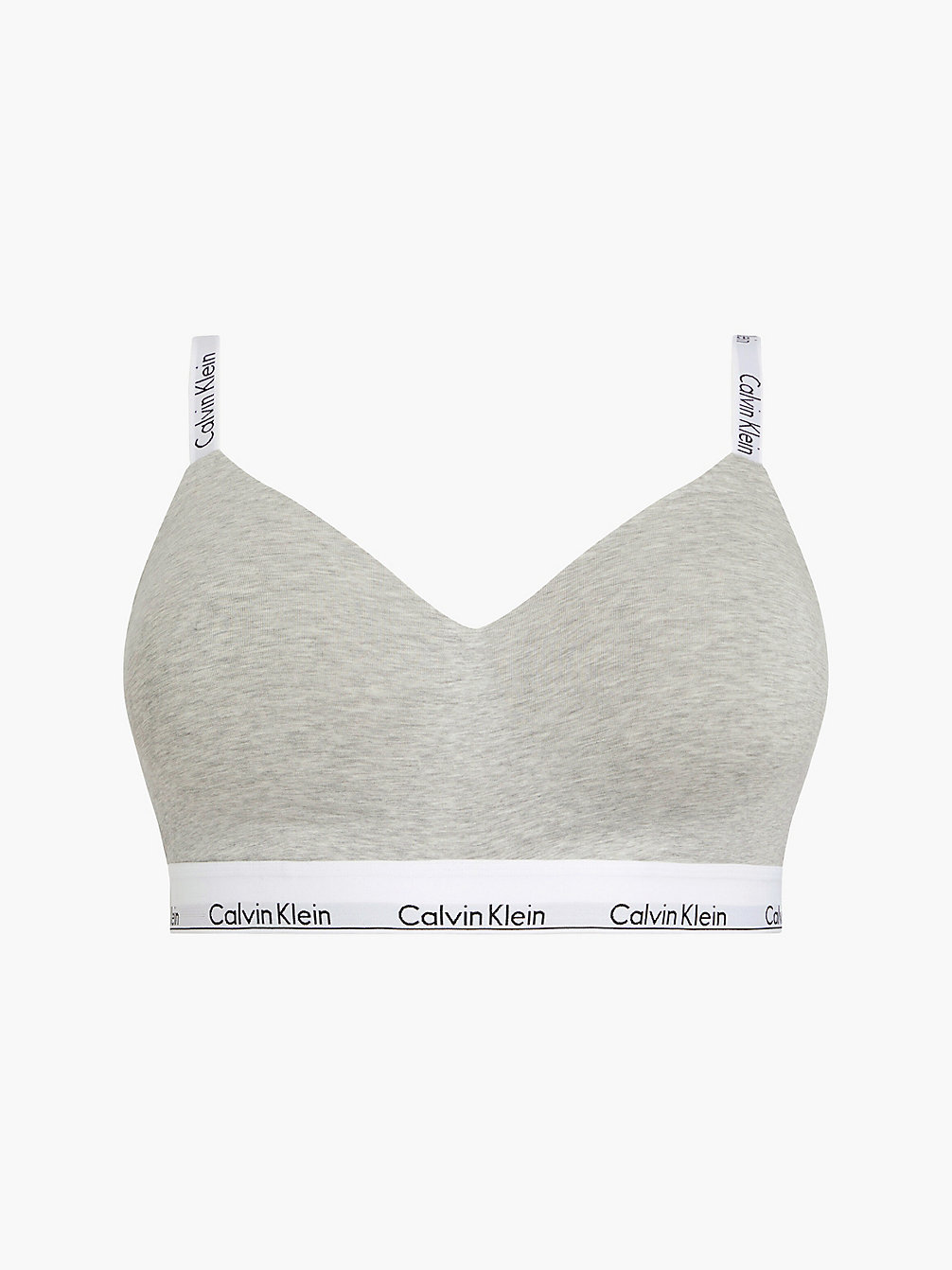 GREY HEATHER > Biustonosz Typu Bralette Plus Size - Modern Cotton > undefined Kobiety - Calvin Klein