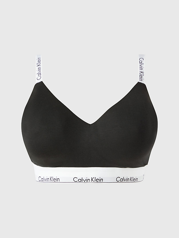 BLACK Plus Size Bralette - Modern Cotton for women CALVIN KLEIN