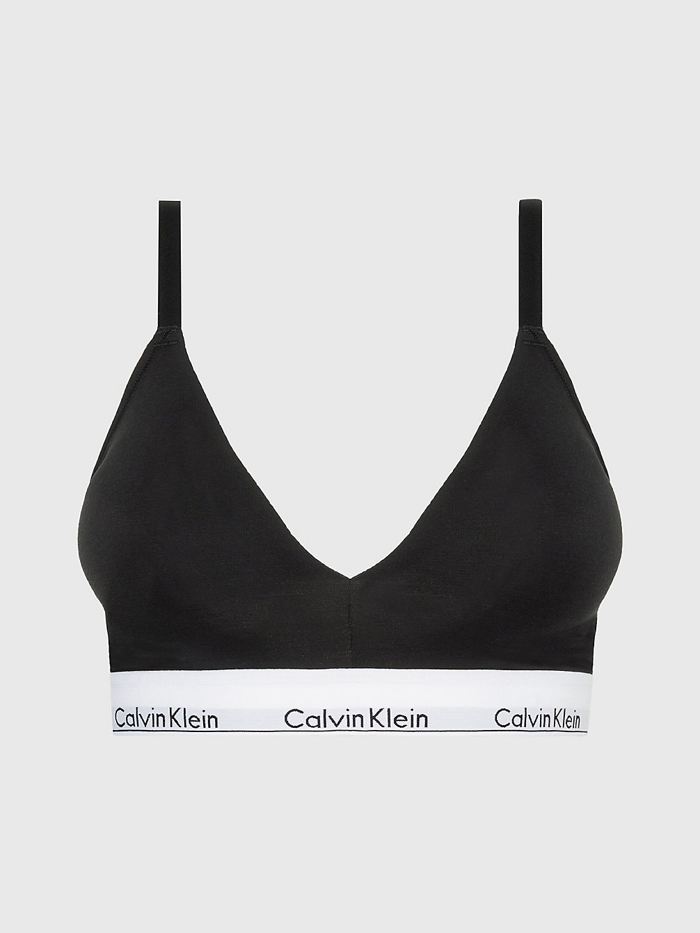 BLACK > Бюстгальтер-треугольник плюс-сайз - Modern Cotton > undefined Женщины - Calvin Klein