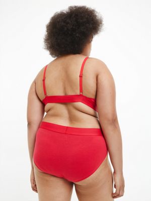 EXACT Biustonosz typu bralette plus size - Embossed Icon dla Kobiety CALVIN KLEIN