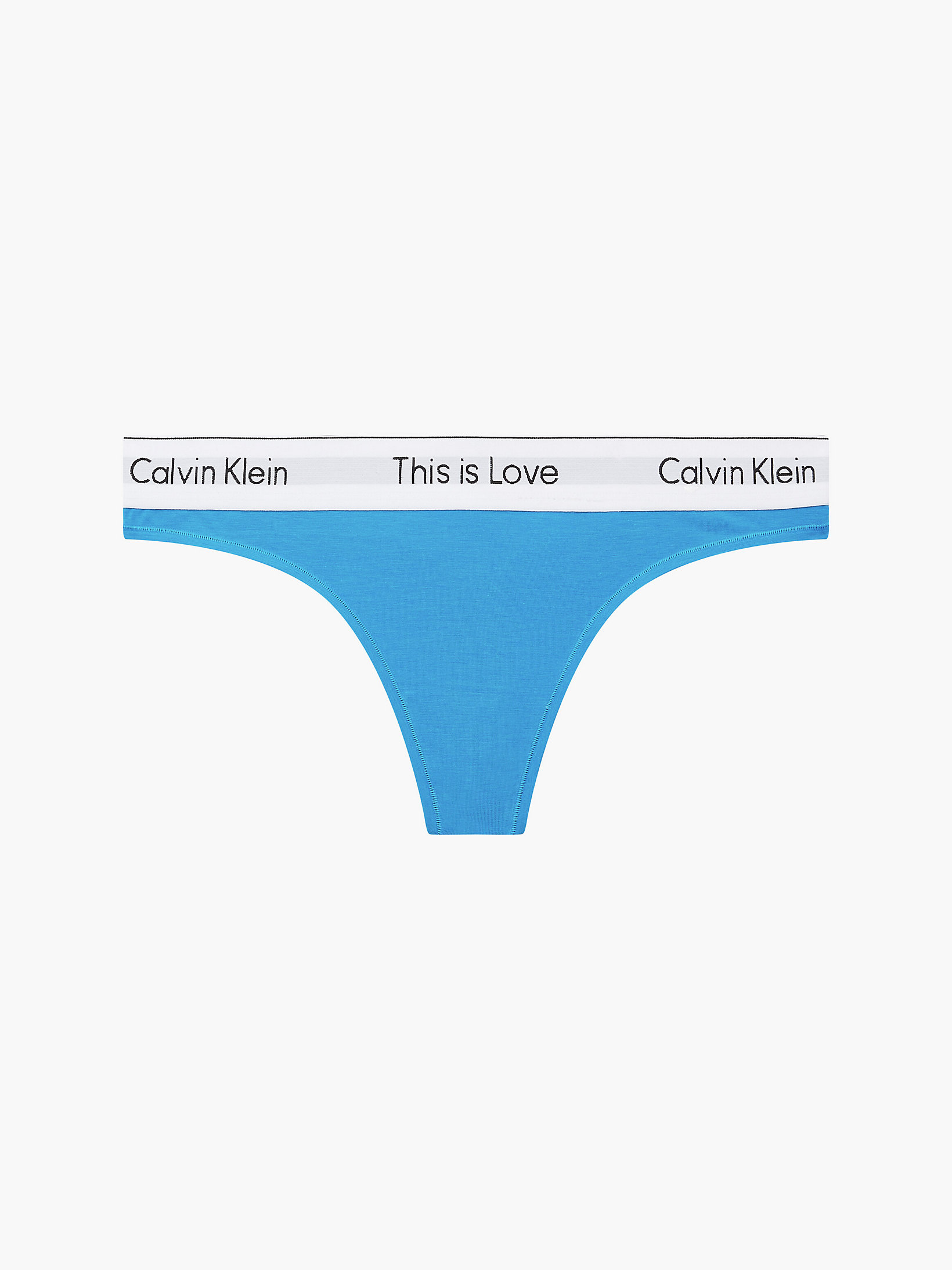 Deep Sky Blue Thong - Pride undefined women Calvin Klein