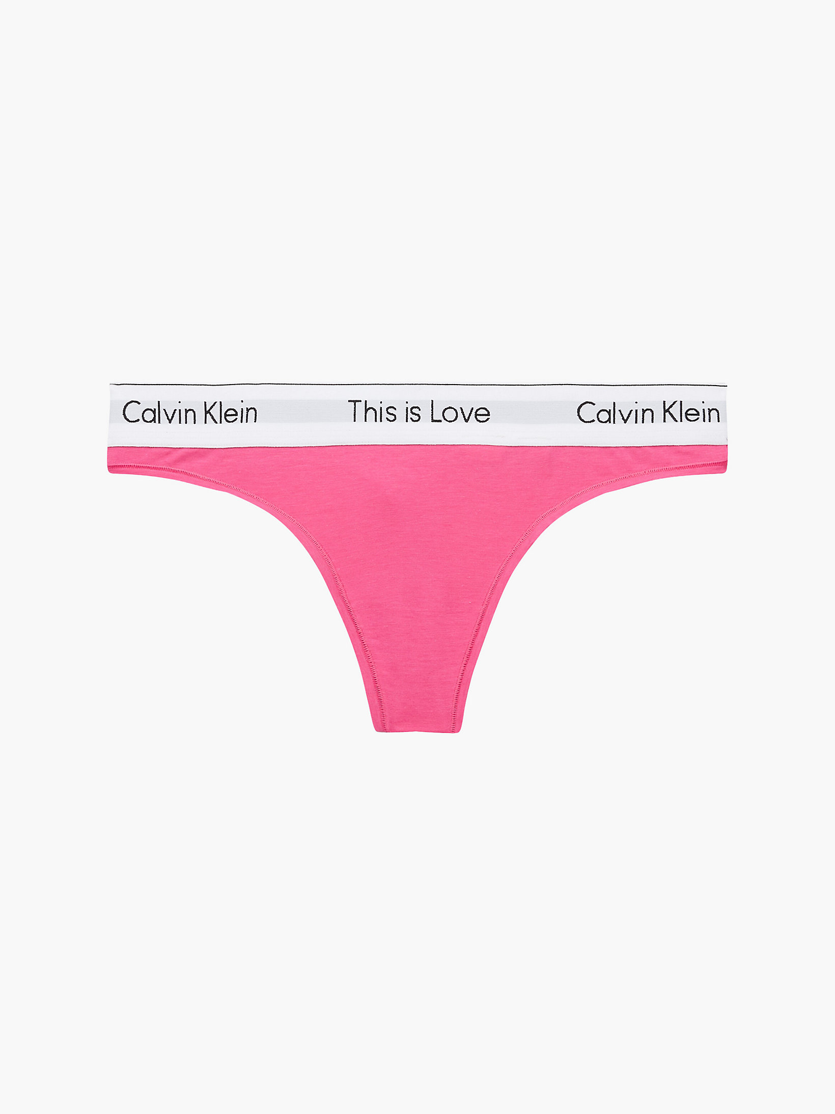 Pink Flambe Thong - Pride undefined women Calvin Klein