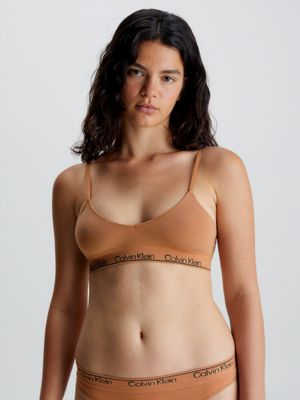 Calvin Klein Underwear UNLINED BRALETTE - Bustier - woodland/brown -  Zalando.de