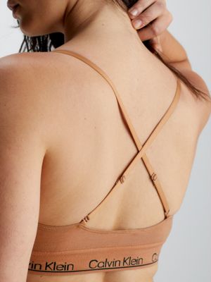 Calvin Klein Modern Seamless Racerback Bralette, Sandalwood - Bras