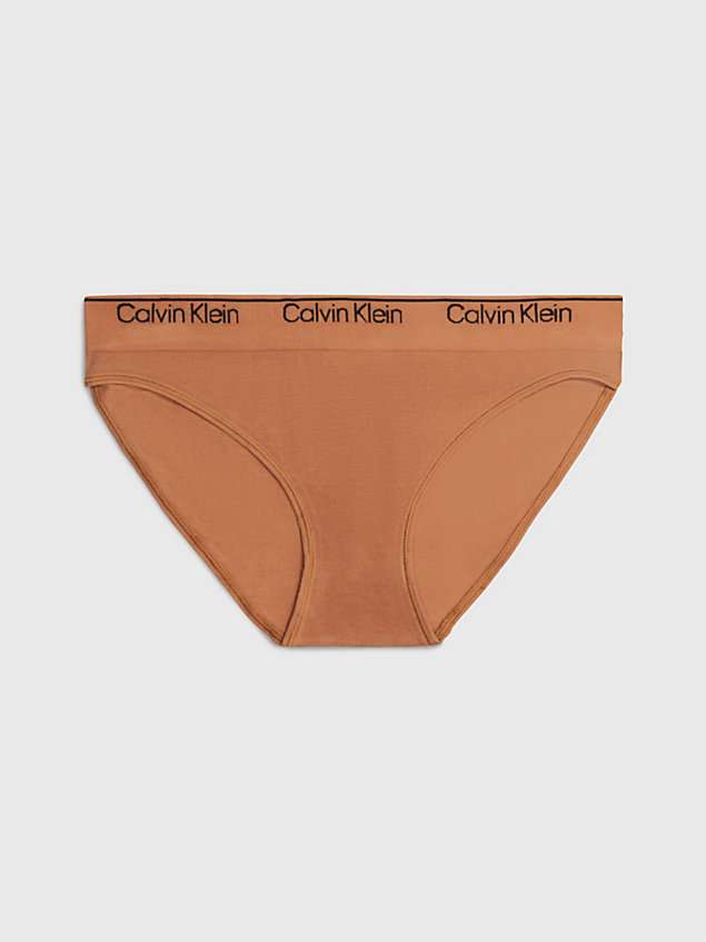 beige bikini briefs - modern seamless for women calvin klein