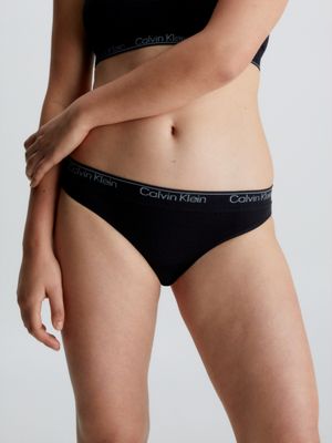 Calvin Klein - Womens Surface Seamless Bikini 3Pk Black/ Grey
