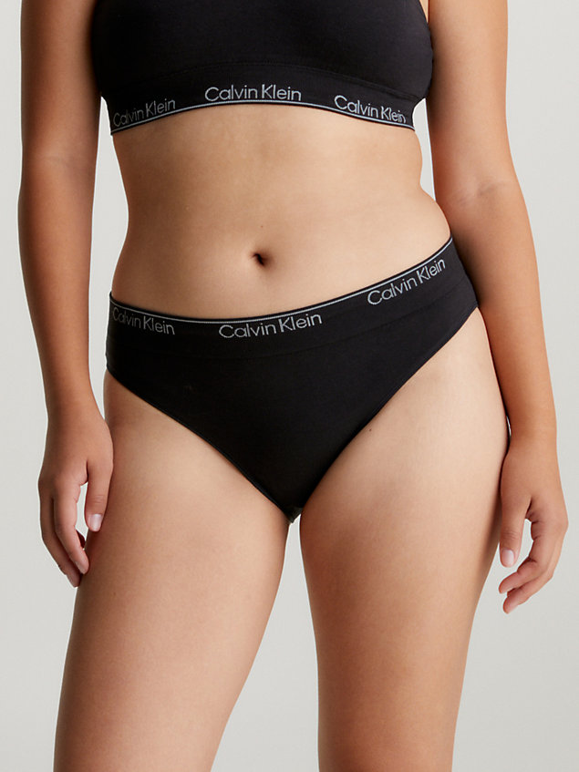 black bikini briefs - modern seamless for women calvin klein