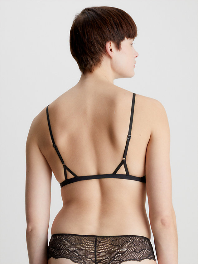 black triangle bra - geo lace for women calvin klein