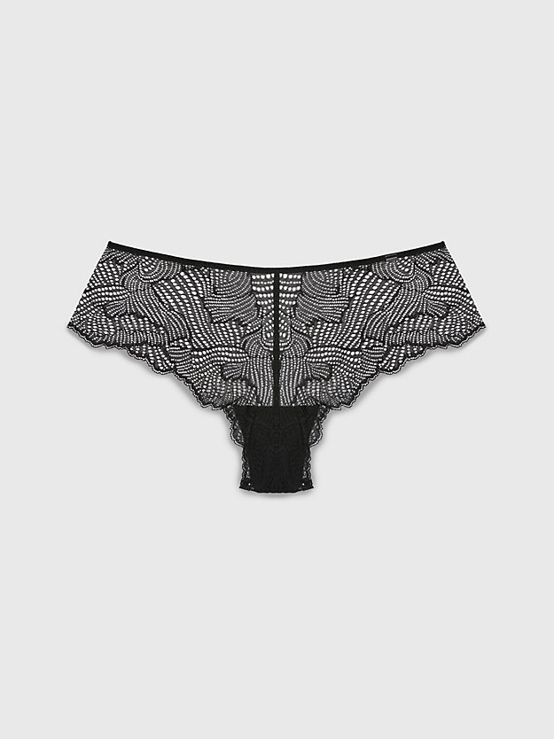 BLACK Hipster Panty - Geo Lace for women CALVIN KLEIN