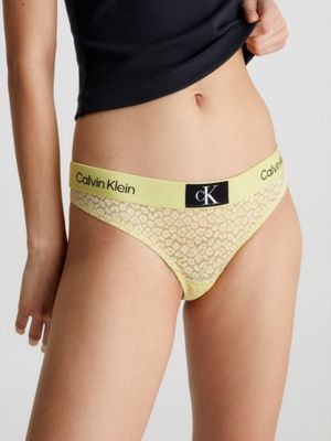 Calvin Klein Ck 96 animal lace set in black